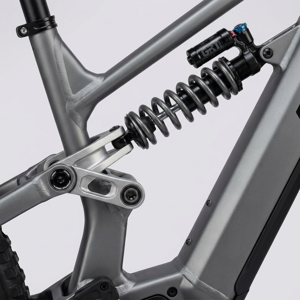 Haibike AllMtn 6 – Dämpfer Detail