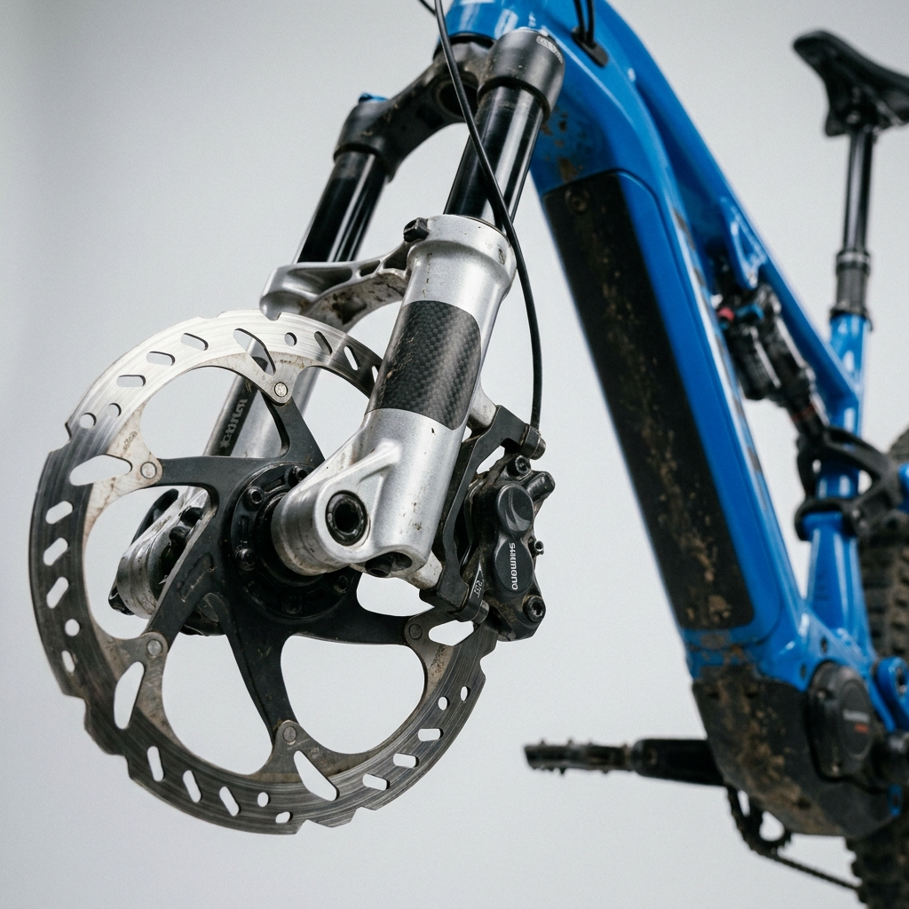 Ghost E-Riot Trail – Gabel Detail