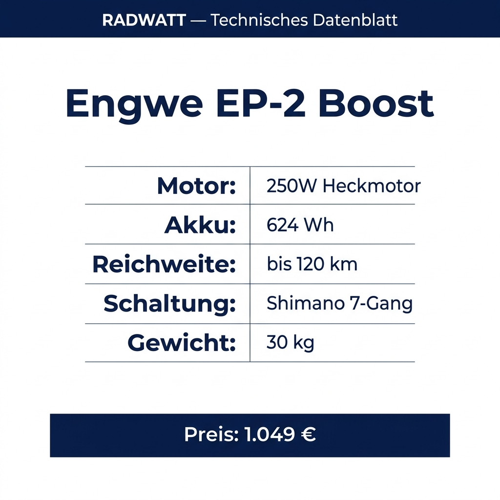 Engwe EP-2 Boost – Technisches Datenblatt