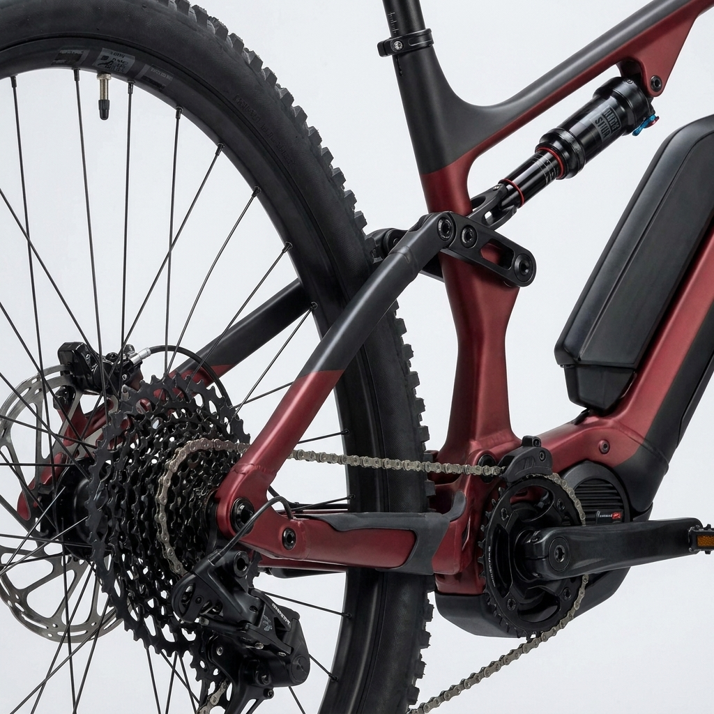 Cube Stereo Hybrid 140 – Dämpfer Detail