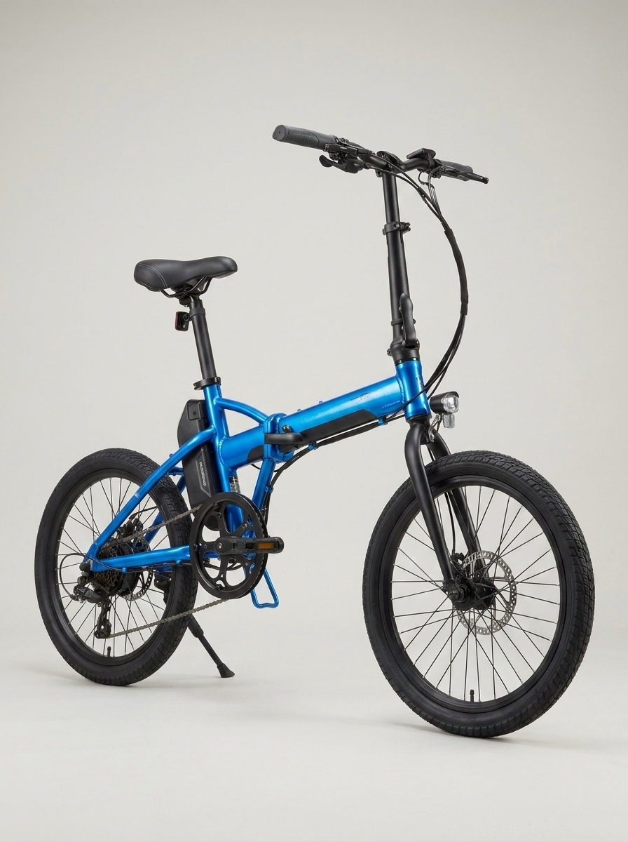 Brompton Electric P Line – Blau