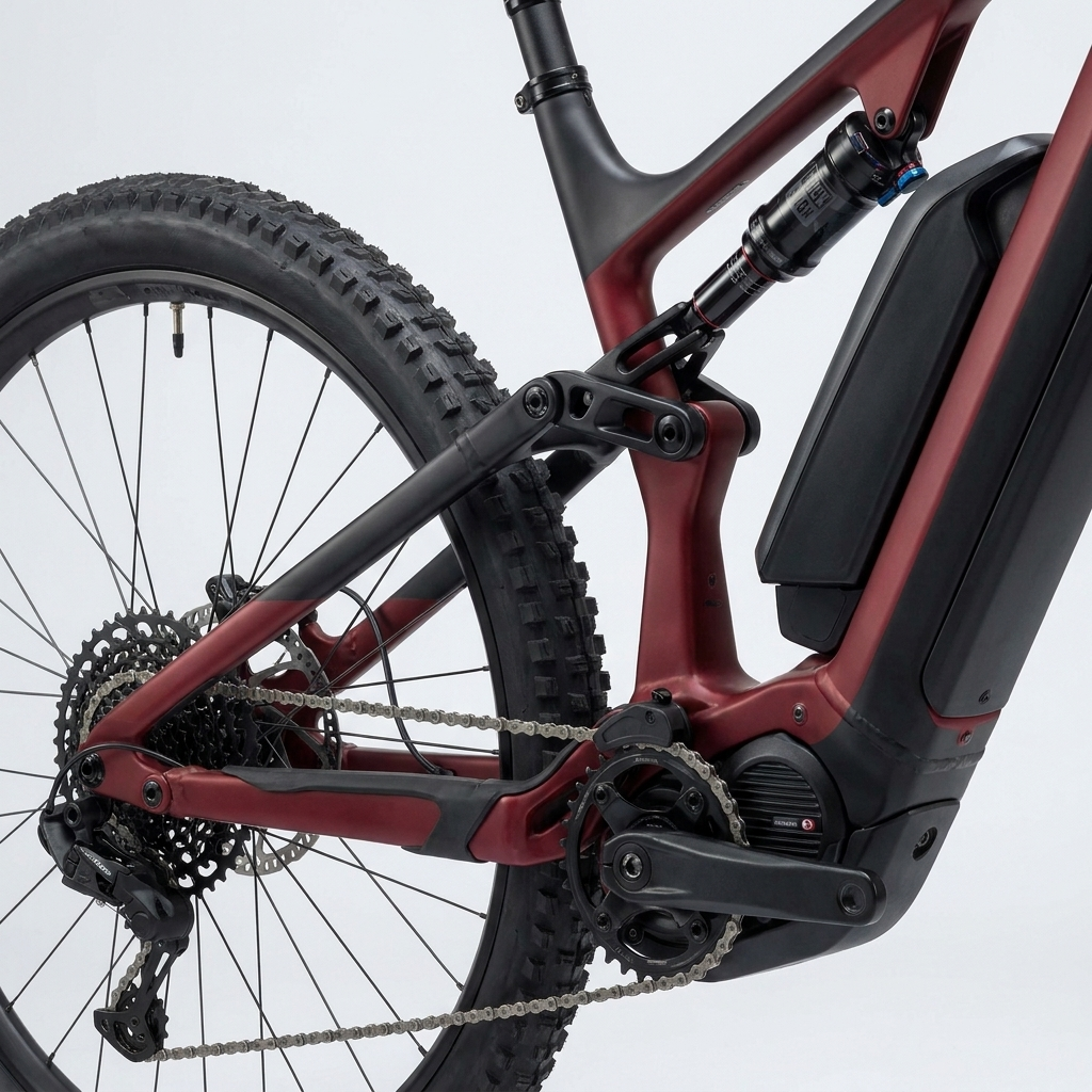 Haibike AllMtn 6 – Dämpfer Detail