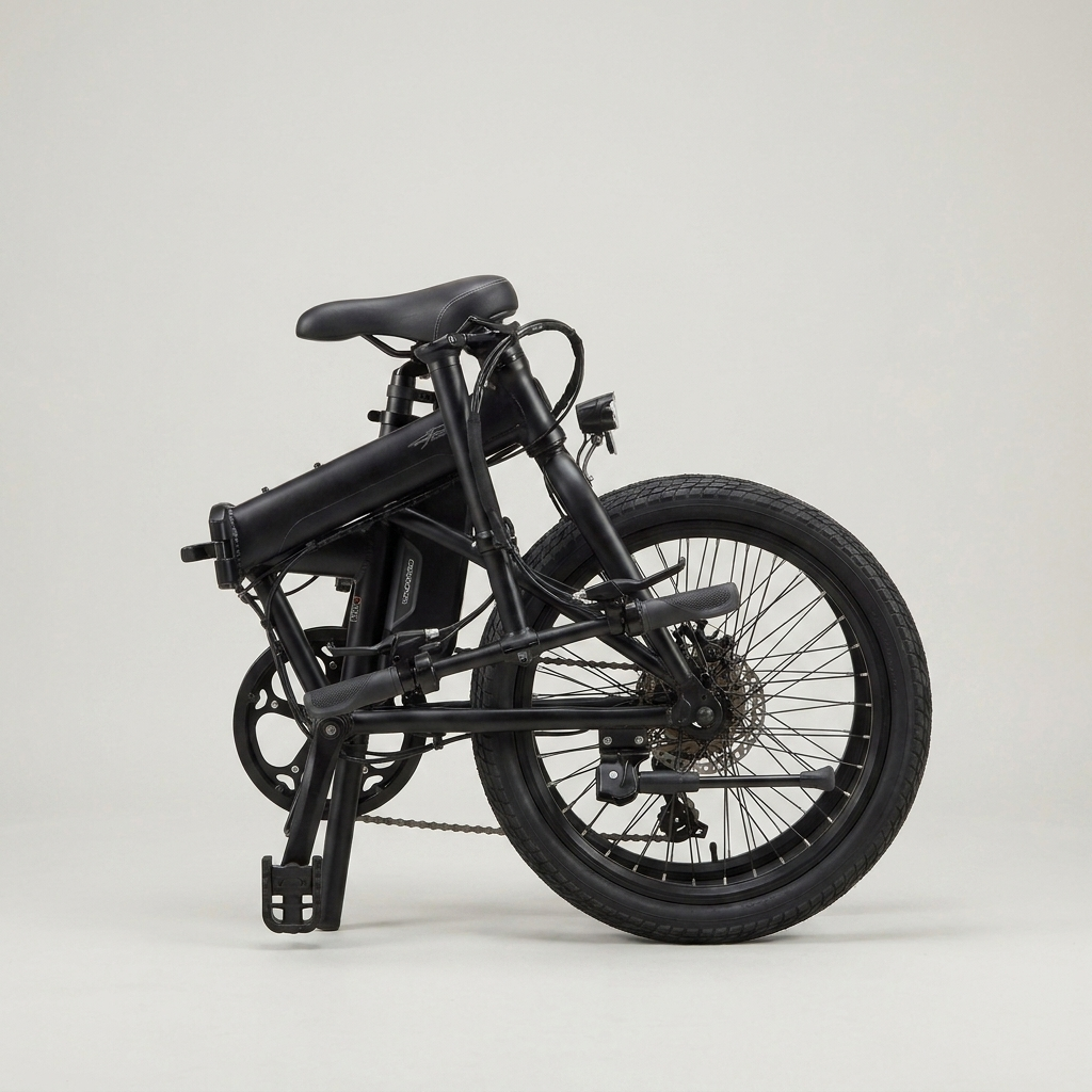 Brompton Electric P Line – vollständig gefaltet